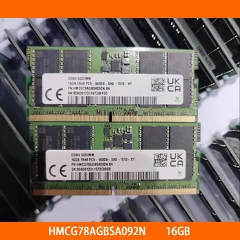 1 ШТ. Оперативная память 16 ГБ HMCG78AGBSA 092N Для ноутбука SK Hynix 16G 1RX8 DDR5 5600B
