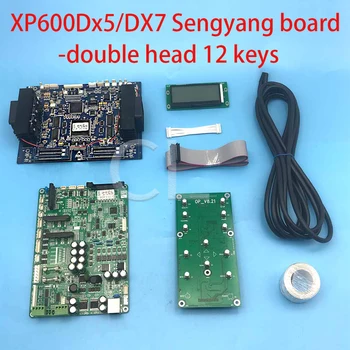 XP600 Upgrade Kit DTF Принтер УФ ЭКО CMYK Белый Sengyang с Двумя Головками Материнская плата Комплект Изголовья для Epson TX800/DX5/DX7/4720/I3200
