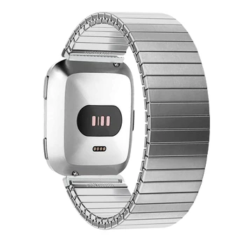 Эластичный металлический ремешок для часов Fitbit Versa 4, браслет 3 Sense, ремешки для расширения ремешка Fitbit Sense2, браслет из нержавеющей стали